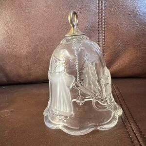 Glass Christmas bell
